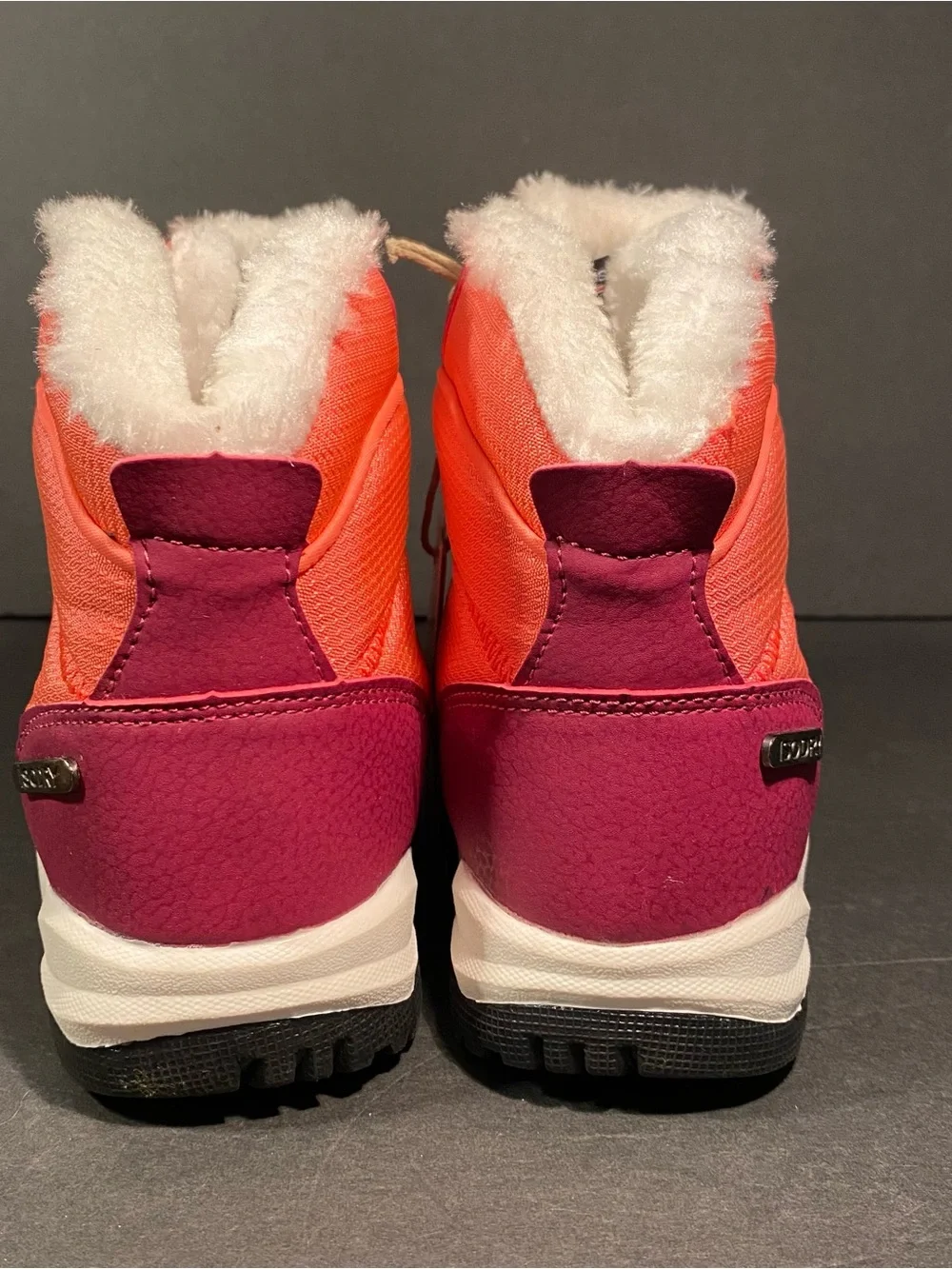 NWT Mountain Warehouse Comet Kids Size 12 Waterproof Snow Boots Coral/Magenta
